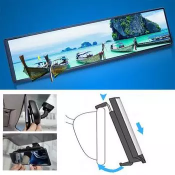 Автомобили автозапчасти зеркало угол пятна широкий автоматический регулируемый безопасности заднего вида слепой 1шт автомобиль универсальный белый