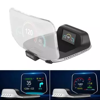 Автопроектор Hud Автомобильная электронная переносная навигация GPS obd2 Спидометр C3 HUD Проекционный дисплей Without live Navigation