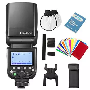 Авторизованная вспышка GODOX TTL GN60 HSS 1 8000s Высокоскоростная синхронизация Speedlite Strobe секунд Время перезарядки Совместимость с камерами Fujifilm [Godox