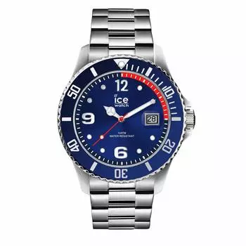 Авторизованный дилер Ice Watch Watch 015771 Ice Steel Silver Blue Нержавеющая сталь Medium [Ice Watch] Мужские синий