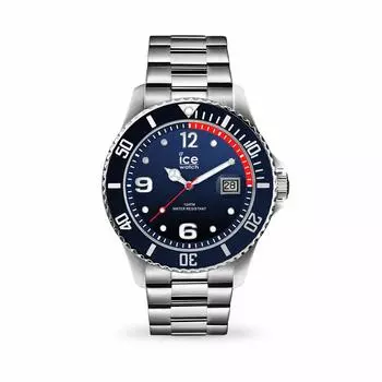 Авторизованный дилер Ice Watch Watch 017324 Ice Steel Silver Blue Нержавеющая сталь Extra Large [Ice Watch] Мужские