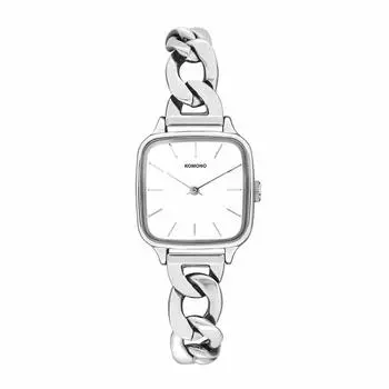 [Авторизованный дилер] KOMONO Watch LadiesKOM-W4269 [KATE] Kate Revolt Silver White