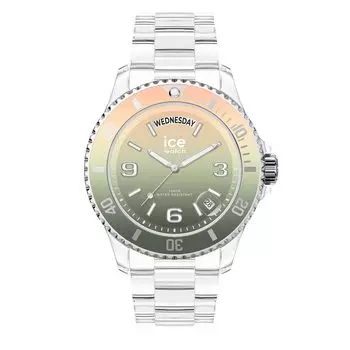 Авторизованный дистрибьютор Часы Ice watch 021438 Ice clear sunset clear Yoga medium day date [Ice watch] мужские [ICE sunset]