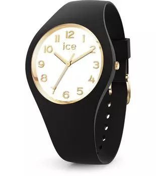 Авторизованный дистрибьютор Ice Watch Часы 022585 ICE glam Черный Белый Маленький 37 мм 3 стрелки [Ice-watch] Женские ЧЕРНО-БЕЛЫЕ