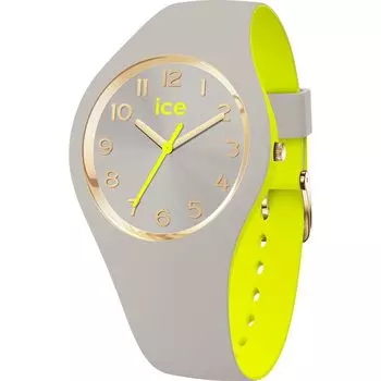 Авторизованный дистрибьютор Ice Watch Часы 023279 ICE duo chic Ice Duo Chic Серый Лайм Маленький 34 мм 3 стрелки [Ice-watch] Женские