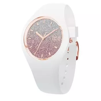 Авторизованный дистрибьютор Ice Watch Часы 024519 Белый Розовый Маленький Плюс 37 мм 3 стрелки [Ice-watch] Женские [ICE lo]