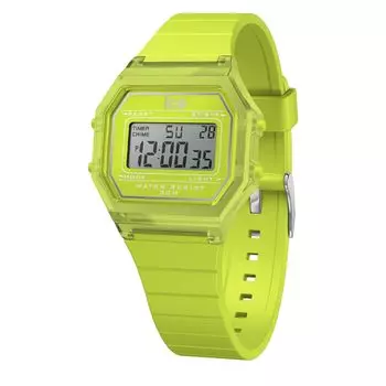 Авторизованный дистрибьютор [Ice watch] Часы Ice watch мужские и женские 022890 ICE digit ice digit retro зеленый лайм прозрачный маленький 32 мм