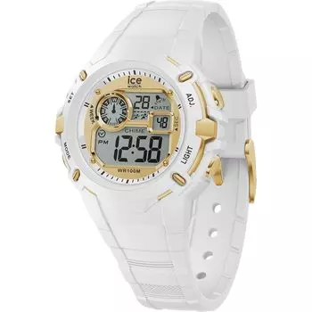 Авторизованный дистрибьютор Ice Watch Watch 023266 Ice Digit Explorer Magical White Gold Small 40mm Digital [Ice-watch] Мужские Женские