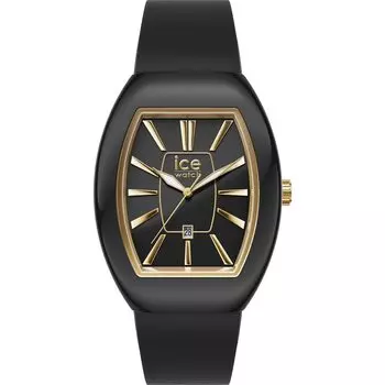 Авторизованный дистрибьютор Ice Watch Watch 024031 Dome Black Gold Small Second Hand Date [Ice-watch] Женские [ICE boliday]