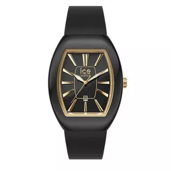 Авторизованный дистрибьютор Ice Watch Watch 024031 Dome Black Gold Small Second Hand Date [Ice-watch] Женские [ICE boliday]