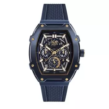 Авторизованный дистрибьютор Ice Watch Watch 024371 Gold Blue Skel Steel Medium Multifunction [Ice-watch] Мужские [ICE boliday]