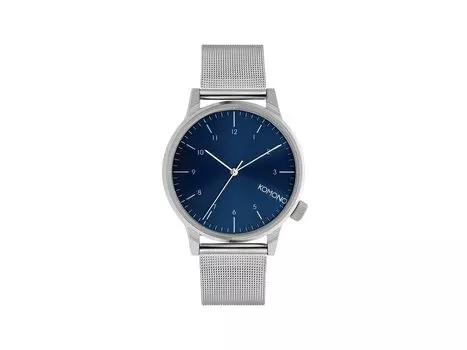 Авторизованный дистрибьютор Komono Watch Unisex Winston Royal Silver Blue [KOMONO] Мужские KOM-2353