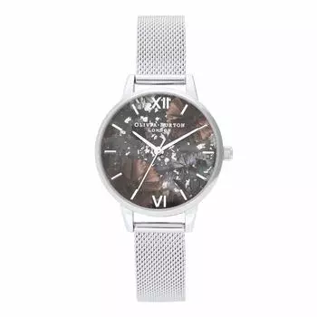 Авторизованный дистрибьютор Olivia Burton Часы OB16GD23 Celestial Silver Mesh [OLIVIA BURTON] Женские серебряный