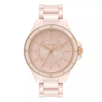 Авторизованный дистрибьютор Olivia Burton Watch Ladies ob24000035 Sports Luxe 36 мм керамические матовые часы с браслетом [OLIVIA BURTON] румянец
