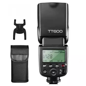 Авторизованный представитель GODOX TT600 Вспышка Speedlight Flash GN60 Совместимость с цифровыми зеркальными фотокамерами [Godox и] Ведущая/ведомая встроенная 2.4G Canon/Nikon/Pentax/Olympus