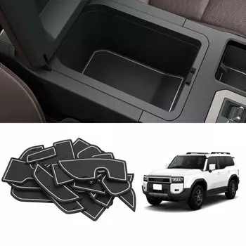 Автоспецификация Совместимость с Toyota New Land Cruiser LC250 Land Cruiser Prado 250 Series Резиновый коврик для салона Коврик для кармана двери Дизайн для конкретного автомобиля
