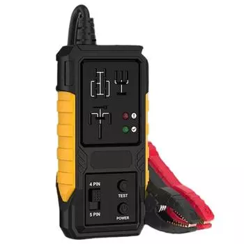 Автотестер - Инструмент для проверки реле 12 В, Автомобильное диагностическое устройство | Высокоточный электрический прибор + Быстрый тестер цепи для поиска неисправностей One Size