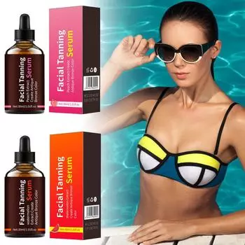 Автозагар Черный Самостоятельный Черный Водостойкий Длительный Черный Летний Пляжный Увлажняющий 30 МЛ One Size