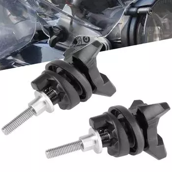 Автозапчасти для обтекателя, крепежные элементы для лобового стекла мотоцикла, комплект крепежных элементов для лобового стекла, зажим для крепления лобового стекла, гайка для лобового стекла, болт, шайба, винт 1 pair