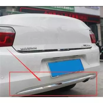 Автозапчасти из нержавеющей стали Багажник под обшивкой задней двери Стайлинг автомобиля подходит для Citroen Elysee C-Elysee 2014-2017 гг.