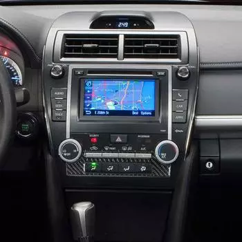 Автозапчасти Внутренняя отделка Аксессуары для автомобиля Углеродное волокно Консоль климата Детали DIY Стильный Декор 1 шт Антикоррозийный CHINA