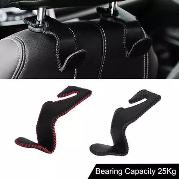 Автозастежка-органайзер на заднее сиденье, 1 шт., держатель для хранения, укладка, подвесные сумки, крючки для подголовника, портативная задняя стойка, аксессуары для интерьера line красный