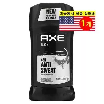 AX мужской дезодорант-антиперспирант 48H черный, 1 упаковка, 76 г