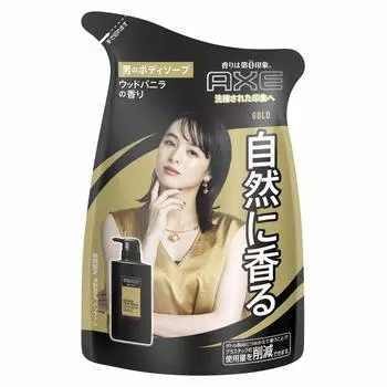 AXE AX Fragrance Body Soap Gold Refill Body Soap Wood vanilla 300g аромат. (х 1)