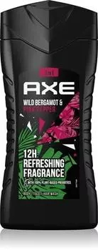 Axe Wild Fresh Bergamot & Pink Pepper Gel De Douche Pour Homme TU прозрачный