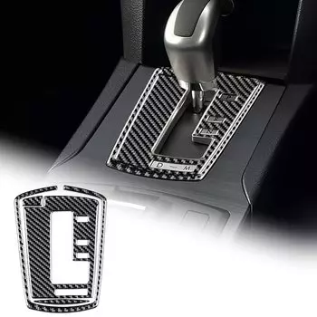 Аксессуар Airspeed Subaru из настоящего углеродного волокна, ручка переключения передач автомобиля, накладка на панель, стильная наклейка, детали интерьера Subaru, внутренняя панель Legacy/Outback чёрный