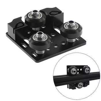 Аксессуар для 3D-принтера Bitray V Wheel Plate 2020 Колеса с V-образным профилем Алюминиевый профиль V-образный слот Опорная пластина для 3D-принтера