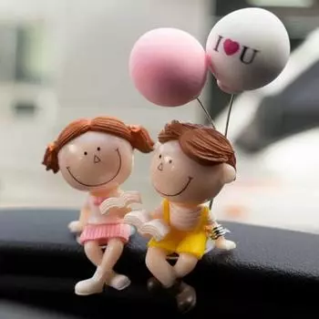 Аксессуар для автомобиля Расмус, набор из 6 предметов, фигурка Mini Me, бесплатный подарок, пара с шариками для чтения, 1 предмет, корейский аксессуар для автомобиля