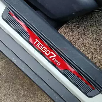 Аксессуар для Chirey Chery Tiggo 7 8 Pro-2022 2023 Crhome, накладка на порог автомобиля, защита педали, накладка Thin Chrome PRO
