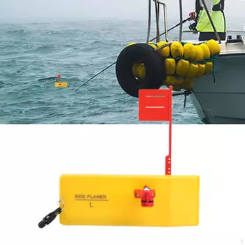 Аксессуар для доски рыболовного рубанка с пружинной системой флагов средней прочности с быстрым захватом Left