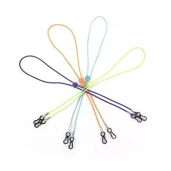 Аксессуар для маски, эластичная лента, нескользящий шнур для очков, регулируемая веревка для солнцезащитных очков для женщин и мужчин чёрный