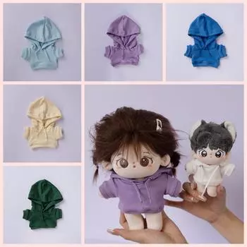 Аксессуар для одежды, толстовки ручной работы для кукол 10 см, куклы 10 см, OB11, одежда для кукол, детские игрушки white-for 15cm doll