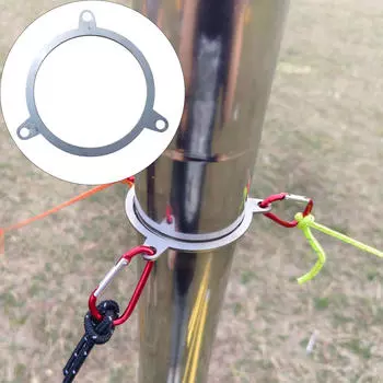 Аксессуар для поддержки дымоходной трубы Держатель из нержавеющей стали Высокая температура 6cm