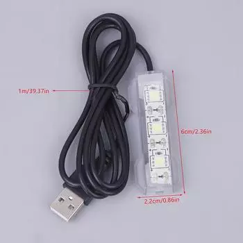 Аксессуар для рыбок, микро-аквариумный светильник с питанием от USB, пульт дистанционного управления, красочная светодиодная лампа для рыбок, ландшафтный светильник для аквариума с USB-подсветкой