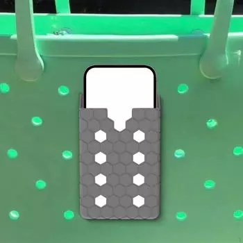 Аксессуар для вставки держателя телефонной карты. Держите все необходимое под рукой. Изготовлен из серый