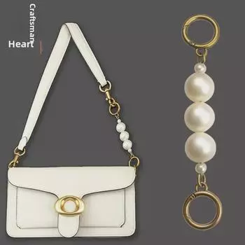 Аксессуар для замены ремня для сумки через плечо/через плечо в винтажном цветочном стиле с жемчугом Mahjong Length 13.5cm