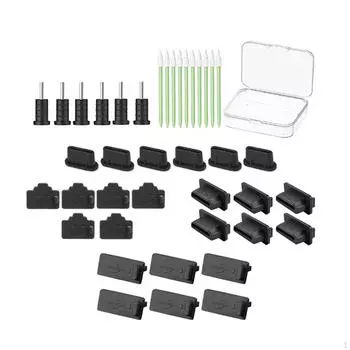 Аксессуар для защиты от пыли, силиконовый, простой в использовании, многоцелевой профессиональный набор для чистки компьютера и телефона