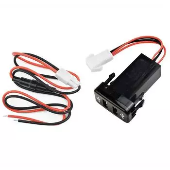 Аксессуар USB зарядное устройство Зарядные части Двойной порт Телефон Практичный Прочный