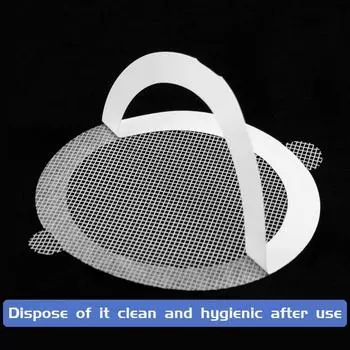 Аксессуар Ванная комната Душевая занавеска Наклейка на слив Решетка Душевые волосы Пол Раковина Одноразовый кухонный фильтр Бумага Сетка Сетка a Take 5PCS