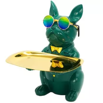 Аксессуар Забавный Разный Французский Бульдог Ключ День Рождения Стильный Интерьер [Devalier] Держатель, Товары, Держатель, Подарок, (Чокурицу Грин) ли-06-гр