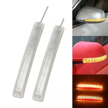 Аксессуары 12V 9LED 2шт. жёлтый