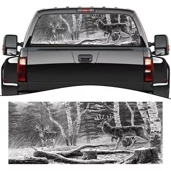 Аксессуары Автомобильные наклейки Животные Черный Замена