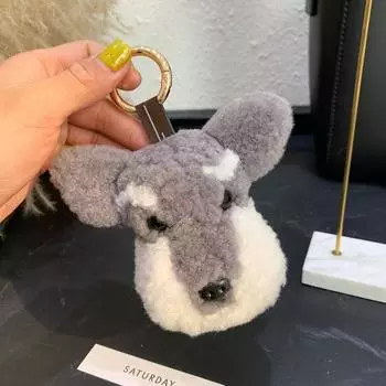 Аксессуары Автомобильный брелок для ключей Сумка-подвеска для ключей Ins Милый щенок брелок для мужчин Puppy