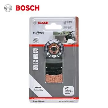 Аксессуары Bosch Starlock Карбидная затирка Star Lock + абразивное лезвие, совместимое с Bosch GOP12V-28, GOP30-28, GOP185-LI