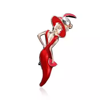 Аксессуары, Брошь в виде капли масла для сексуальной леди, Модные аксессуары для вечеринок в большой шляпе, Одежда для современных девушек