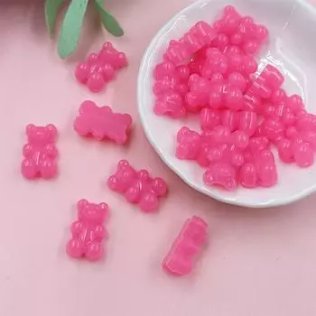 Аксессуары Бусы DIY Ожерелье Браслет Изготовление Ювелирных Изделий Медведь 20 шт. Материал Акрил Материалы для бисера Ручная работа 11*18 мм about11*18mm разноцветный